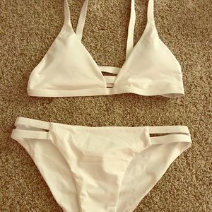 White bikini